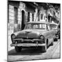 Cuba Fuerte Collection SQ BW - Classic Car in Havana II-Philippe Hugonnard-Mounted Photographic Print
