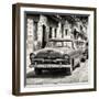 Cuba Fuerte Collection SQ BW - Classic Car in Havana-Philippe Hugonnard-Framed Photographic Print