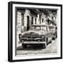 Cuba Fuerte Collection SQ BW - Classic Car in Havana-Philippe Hugonnard-Framed Photographic Print