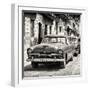 Cuba Fuerte Collection SQ BW - Classic Car in Havana-Philippe Hugonnard-Framed Photographic Print