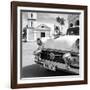 Cuba Fuerte Collection SQ BW - Classic Car in Santa Clara II-Philippe Hugonnard-Framed Photographic Print