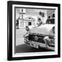 Cuba Fuerte Collection SQ BW - Classic Car in Santa Clara II-Philippe Hugonnard-Framed Photographic Print