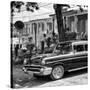 Cuba Fuerte Collection SQ BW - Classic Car in Vinales II-Philippe Hugonnard-Stretched Canvas