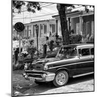 Cuba Fuerte Collection SQ BW - Classic Car in Vinales II-Philippe Hugonnard-Mounted Photographic Print