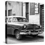 Cuba Fuerte Collection SQ BW - Classic Car-Philippe Hugonnard-Stretched Canvas