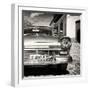 Cuba Fuerte Collection SQ BW- Close-up of American Classic Car II-Philippe Hugonnard-Framed Photographic Print