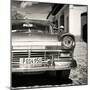 Cuba Fuerte Collection SQ BW- Close-up of American Classic Car II-Philippe Hugonnard-Mounted Photographic Print