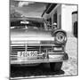 Cuba Fuerte Collection SQ BW- Close-up of American Classic Car III-Philippe Hugonnard-Mounted Photographic Print