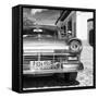 Cuba Fuerte Collection SQ BW- Close-up of American Classic Car III-Philippe Hugonnard-Framed Stretched Canvas