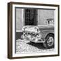 Cuba Fuerte Collection SQ BW- Close-up of American Classic Car-Philippe Hugonnard-Framed Photographic Print