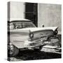 Cuba Fuerte Collection SQ BW - Close-up of Classic Golden Car-Philippe Hugonnard-Stretched Canvas