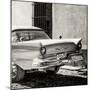 Cuba Fuerte Collection SQ BW - Close-up of Classic Golden Car-Philippe Hugonnard-Mounted Photographic Print