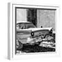 Cuba Fuerte Collection SQ BW - Close-up of Classic Golden Car-Philippe Hugonnard-Framed Photographic Print