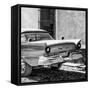 Cuba Fuerte Collection SQ BW - Close-up of Classic Golden Car-Philippe Hugonnard-Framed Stretched Canvas