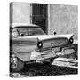 Cuba Fuerte Collection SQ BW - Close-up of Classic Golden Car-Philippe Hugonnard-Stretched Canvas