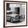 Cuba Fuerte Collection SQ BW - Close-up of Cuban Taxi Trinidad II-Philippe Hugonnard-Framed Photographic Print