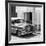 Cuba Fuerte Collection SQ BW - Close-up of Cuban Taxi Trinidad II-Philippe Hugonnard-Framed Photographic Print