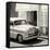 Cuba Fuerte Collection SQ BW - Close-up of Cuban Taxi Trinidad-Philippe Hugonnard-Framed Stretched Canvas