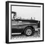 Cuba Fuerte Collection SQ BW - Close-up of Retro Car II-Philippe Hugonnard-Framed Photographic Print