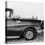 Cuba Fuerte Collection SQ BW - Close-up of Retro Car II-Philippe Hugonnard-Stretched Canvas