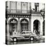 Cuba Fuerte Collection SQ BW - Colorful Architecture and Classic Car-Philippe Hugonnard-Stretched Canvas