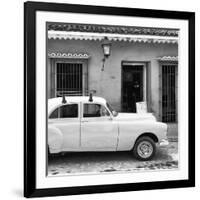 Cuba Fuerte Collection SQ BW - Cuban Classic Car II-Philippe Hugonnard-Framed Photographic Print