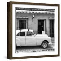 Cuba Fuerte Collection SQ BW - Cuban Classic Car II-Philippe Hugonnard-Framed Photographic Print