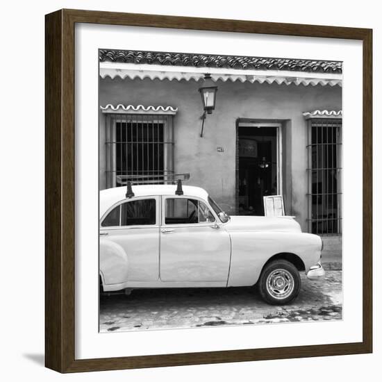 Cuba Fuerte Collection SQ BW - Cuban Classic Car II-Philippe Hugonnard-Framed Photographic Print