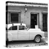 Cuba Fuerte Collection SQ BW - Cuban Classic Car II-Philippe Hugonnard-Stretched Canvas