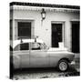 Cuba Fuerte Collection SQ BW - Cuban Classic Car-Philippe Hugonnard-Stretched Canvas
