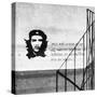 Cuba Fuerte Collection SQ BW - Cuban Facade-Philippe Hugonnard-Stretched Canvas