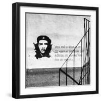 Cuba Fuerte Collection SQ BW - Cuban Facade-Philippe Hugonnard-Framed Premium Photographic Print