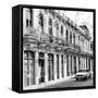 Cuba Fuerte Collection SQ BW - Cuban Facades in Havana-Philippe Hugonnard-Framed Stretched Canvas