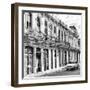 Cuba Fuerte Collection SQ BW - Cuban Facades in Havana-Philippe Hugonnard-Framed Photographic Print