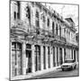 Cuba Fuerte Collection SQ BW - Cuban Facades in Havana-Philippe Hugonnard-Mounted Photographic Print