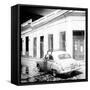 Cuba Fuerte Collection SQ BW - Cuban Street Scene II-Philippe Hugonnard-Framed Stretched Canvas