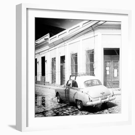 Cuba Fuerte Collection SQ BW - Cuban Street Scene II-Philippe Hugonnard-Framed Photographic Print