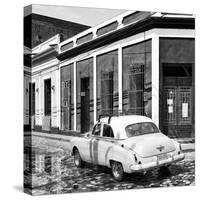 Cuba Fuerte Collection SQ BW - Cuban Street Scene III-Philippe Hugonnard-Stretched Canvas