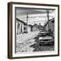 Cuba Fuerte Collection SQ BW - Cuban Street Scene in Trinidad II-Philippe Hugonnard-Framed Photographic Print