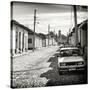Cuba Fuerte Collection SQ BW - Cuban Street Scene in Trinidad-Philippe Hugonnard-Stretched Canvas