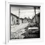 Cuba Fuerte Collection SQ BW - Cuban Street Scene in Trinidad-Philippe Hugonnard-Framed Photographic Print