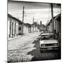 Cuba Fuerte Collection SQ BW - Cuban Street Scene in Trinidad-Philippe Hugonnard-Mounted Photographic Print