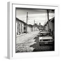 Cuba Fuerte Collection SQ BW - Cuban Street Scene in Trinidad-Philippe Hugonnard-Framed Photographic Print