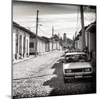 Cuba Fuerte Collection SQ BW - Cuban Street Scene in Trinidad-Philippe Hugonnard-Mounted Photographic Print