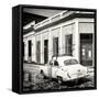 Cuba Fuerte Collection SQ BW - Cuban Street Scene-Philippe Hugonnard-Framed Stretched Canvas