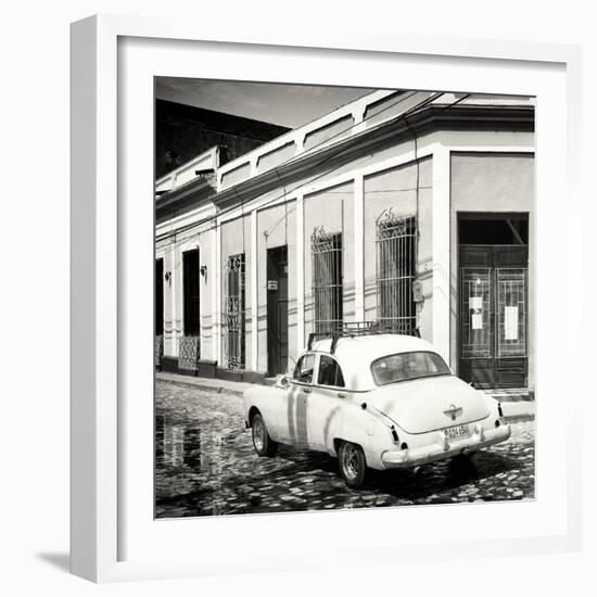 Cuba Fuerte Collection SQ BW - Cuban Street Scene-Philippe Hugonnard-Framed Photographic Print