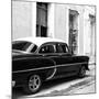 Cuba Fuerte Collection SQ BW - Cuban Taxi II-Philippe Hugonnard-Mounted Photographic Print