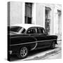 Cuba Fuerte Collection SQ BW - Cuban Taxi II-Philippe Hugonnard-Stretched Canvas