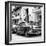 Cuba Fuerte Collection SQ BW - Cuban Taxi to Havana II-Philippe Hugonnard-Framed Photographic Print