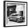 Cuba Fuerte Collection SQ BW - Cuban Taxi Trinidad II-Philippe Hugonnard-Framed Photographic Print